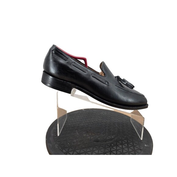 JOHNSTON & MURPHY Shoes Mens  Black Aristocraft Tasseled Loafers  11 D main image 9